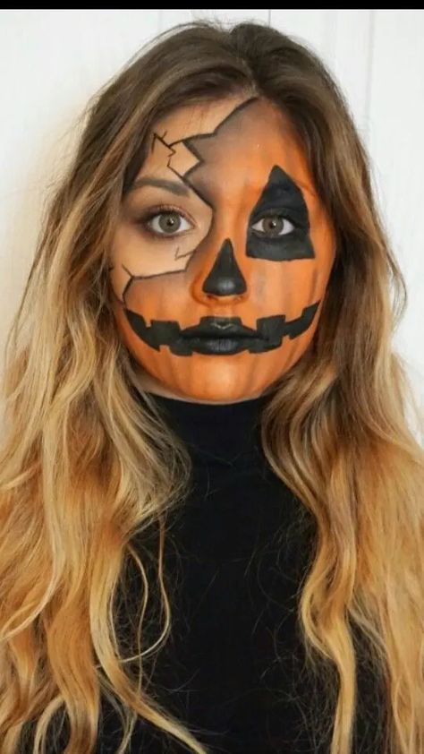 45+ Horrifying Halloween Makeup Ideas for Women - HubPages Halloween Makeup For Kids, Halloween Make-up Looks, Pumpkin Halloween Costume, Easy Diy Costumes, Halloween Costumes For 3, Diy Costumes Kids, Halloween Makeup Scary, Masks Diy, Games Diy