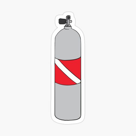 Get my art printed on awesome products. Support me at Redbubble #RBandME: https://www.redbubble.com/i/sticker/SCUBA-Diving-Tank-Divers-Down-Flag-by-murialbezanson/51102828.EJUG5?asc=u Diving Stickers, Scuba Tattoo, Tank Tattoo, Tank Drawing, Scuba Diving Tank, Diving Tank, Dove Tattoos, Diver Down, Scuba Tank