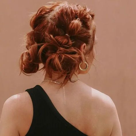 Hairstyles Redheads Can Rock This Summer - How to be a Redhead Peinados Fáciles Para Cabello Corto, Work Hairstyles, Penteado Cabelo Curto, Hair Envy, Aesthetic Hair, Hair Dos, Hair Day, Summer Hairstyles, Hair Looks