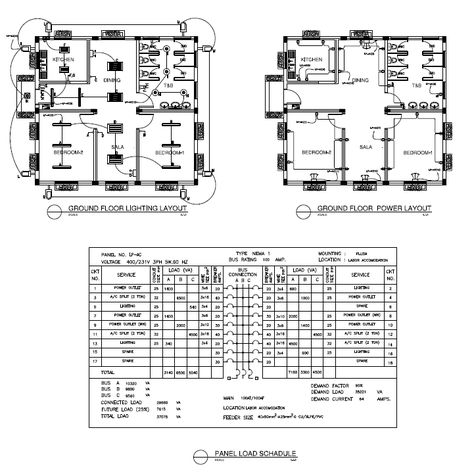 Electrical Layout plan of House pdf file. Find here ground floor electrical layout plan and power ground floor layout plan also have penal load schedule. Power Layout Floor Plan, Electrical Floor Plan Layout, Lighting Layout Floor Plans, Lighting Floor Plan, Electrical Layout Plan Home, Electrical Floor Plan, Electrical Layout Plan, Floor Layout Plan, Plan Of House