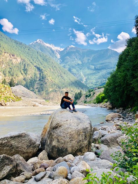 Nature photography | the himalaya ~ rivers | greenery| water | rock | camping | at river side River Side Photography, River Side, Camping Nature, Pebble Beach, Art Deco Engagement Ring, Arts And Crafts For Kids, Art For Sale, Art For Kids, To Draw