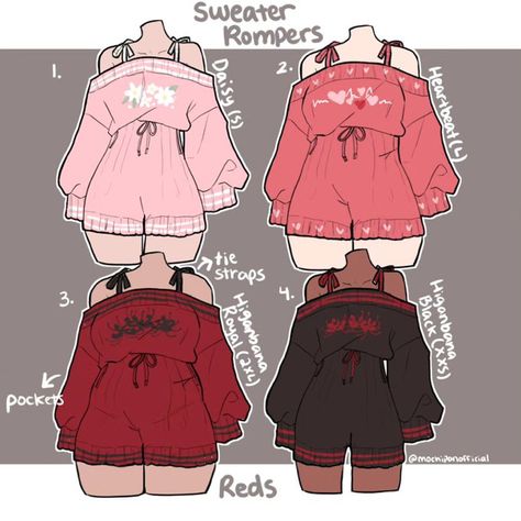 Character Art Ideas Design Reference, Clothes Idea For Drawing, Cute Clothes Design Drawing, Mushroom Swimsuit Drawing, Oc Clothing Design, Art Outfit Ideas Drawing, Fashion Design Base, Outfit Art Reference, Cute Clothes Drawing