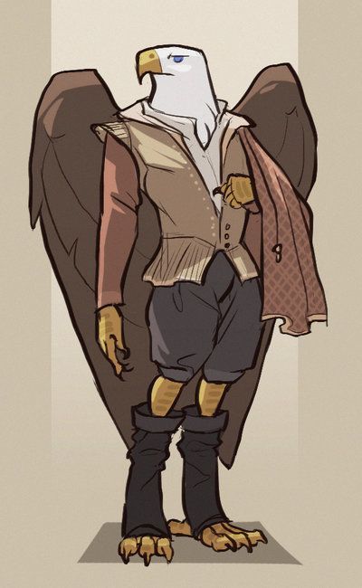 Aaracockra Art, Anthro Eagle, Eagle Aarakocra, Aarakocra Eagle, Eagle Character Design, Eagle Drawing, Bird People, The Eagles, Dungeons And Dragons Characters