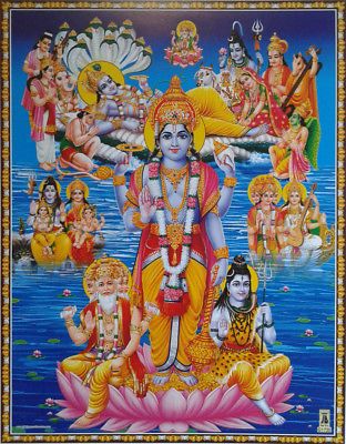 Lord Vishnu Lakshmi Darbar, Brahma Shiva - Normal POSTER (8.5 x 11) Vishnu Art, गणेश वॉलपेपर, Hindu Cosmos, Lord Durga, Lord Murugan Wallpapers, फोटोग्राफी 101, Shiva Parvati Images, Lord Hanuman Wallpapers, Lord Krishna Hd Wallpaper