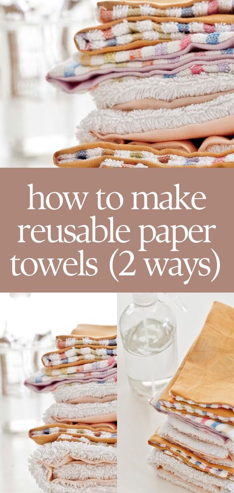 stacked cloth towels on a white table, being used for cleaning Upcycle Old Towels, Reusable Kitchen Towels, Reusable Household Items, Diy Bath Towels, Reusable Paper Towels Storage, Flannel Paper Towels Diy, Eco Friendly Sewing Projects, Homemade Paper Towels, How To Make Reusable Paper Towels