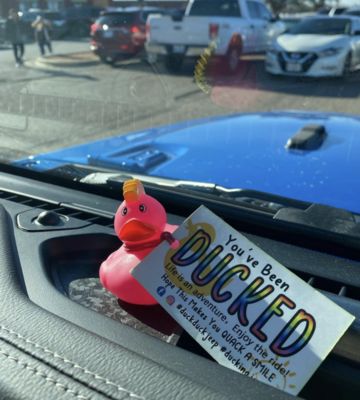 10 Duck Duck Jeep Tags Every Jeep Owner Needs Jeep Getting Ducked, Duck For Jeep, Duck Tags For Jeeps, Ducking Jeep Tags, Rubber Duck Quotes, Jeep Duck Tags Printable, Jeep Duck Tags, Ducking Jeep Ideas, Ducks For Jeeps