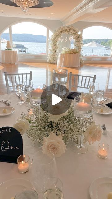 Flawless Functions on Instagram: "Classic baby’s breath & rose centerpieces make the most romantic tablescape ✨

#wedding #weddingdecor #weddingday #weddingcenterpieces #allwhitecenterpiece #whitewedding #whiteflowers #whiteweddingflowers #simplecenterpiece #candlecenterpiece #candles #elegantwedding #simplewedding #weddingtrends #bridetobe #weddingfloraldesign #weddinginspiration #weddingflowers #weddingarch #babysbreathwedding #eventdecor #bride #weddingideas" Baby's Breath Centerpiece, Romantic Tablescape, Tablescape Wedding, Rose Centerpieces, Simple Centerpieces, Baby S Breath, White Wedding Flowers, Candle Centerpieces, Wedding Arch