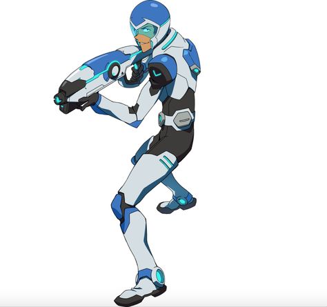 Lance the Blue Paladin in action from Voltron Legendary Defender Lance Voltron, Voltron Legendary Defender, Tumblr, Blue, White