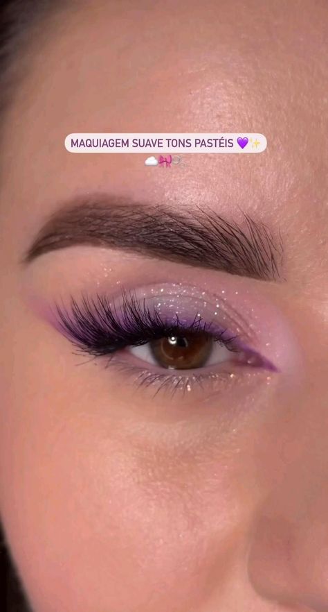 ib: dellamakes_ - on ig #Tutorial #Flawless #for #Trends #Look #Makeup #a #StepbyStep #Mastering #Inspiration #HomeTrends #A #Inspo #Motivation #Ideas Makeup Lila, Pastel Eyeshadow Looks, Pastel Eye Makeup, Ig Makeup, Purple Makeup Looks, Motivation Ideas, Pastel Eyeshadow, Tone Makeup, Beginner Eyeshadow