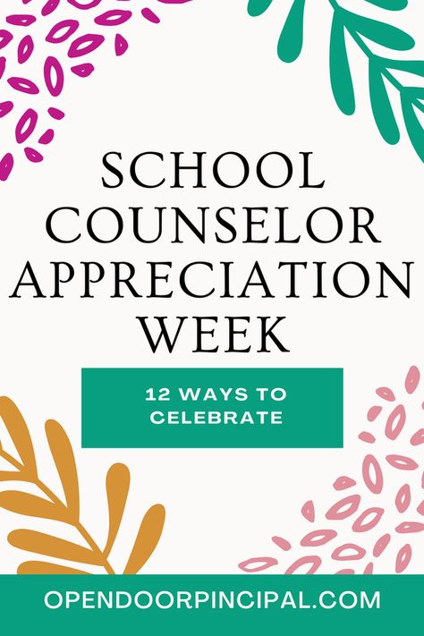 Counselors Appreciation Ideas, Celebrate School Counselor Week, Guidance Counselor Gifts, National School Counseling Week Gifts, Gifts For Counselors Week, Gift Ideas For School Counselors, National Counselors Week, School Counselors Week Gifts, Counseling Week Gift Ideas