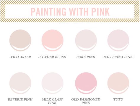 Interior Paint Colors Schemes, Pink Paint Colors, Pink Girl Room, Ballerina Pink, Bathroom Paint Colors, Trendy Bathroom, Pink Ballerina, Pink Paint, Interior Paint Colors