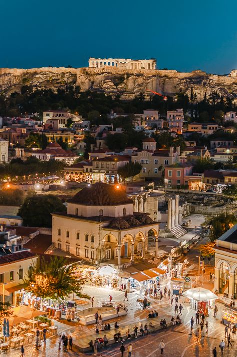 10 rooftop bars in Athens, Greece you must visit! - The Beach Muse Athens Greece Beaches, Athens Beach, Italy Culture, Athens City, Greece Beach, Best Rooftop Bars, Greece Holiday, Rooftop Bars, Explore Italy