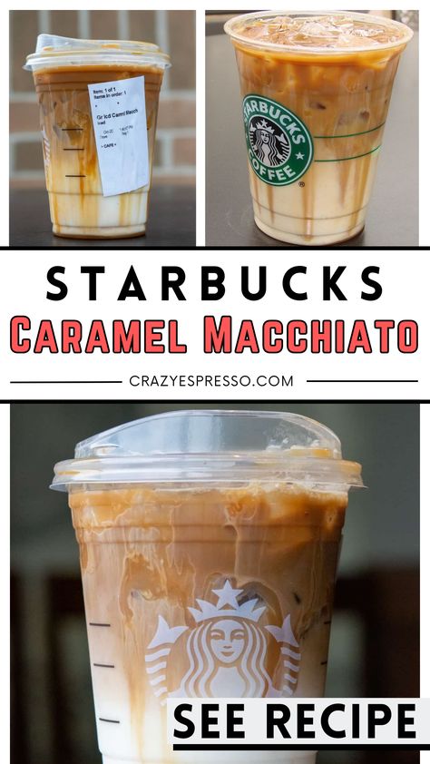 Starbucks caramel macchiato at home (Starbucks Caramel Macchiato Recipe) Keto Caramel Macchiato Starbucks, Copycat Caramel Macchiato, Healthy Caramel Macchiato Starbucks, Diy Starbucks Caramel Macchiato, Starbucks Hot Caramel Macchiato Recipe, Carmelicious Scooters Recipe, Starbucks Iced Caramel Macchiato Recipe, Starbucks Caramel Macchiato Order, Starbucks Machiatto Drinks