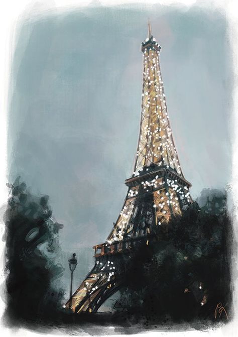 Painting Paris Aesthetic, Paris At Night Painting, Eiffel Tower Oil Painting, Paris Painting Acrylic Easy, Paris Eiffel Tower Painting, Eifell Tower Draw, Paris Aesthetic Poster, Paris Painting Aesthetic, Paris Art Drawings