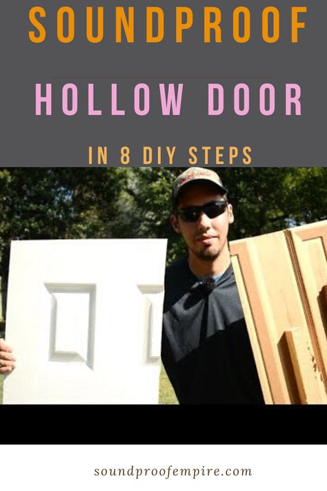 Its your hollow door letting in noise in the room?. Here are diy makeover soundproof door ideas. #soundproofdoor#makeover#hollowdoor#repair#soundproofdoordiy Sound Proof Door Diy, Soundproof Door Diy, Temporary Door Ideas, Hollow Core Door Makeover Diy, Sound Proofing Door, Sound Proof Door, Hallway Door Ideas, Dark Academia Diy, Hollow Core Door Makeover