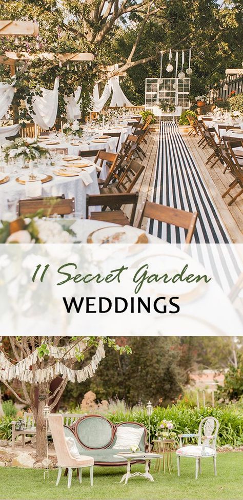 Garden weddings, wedding hacks, secret garden, wedding themes, popular pin, wedding hacks, wedding decor ideas, decor, wedding decor, wedding DIY projects. Secret Garden Weddings, Garden Wedding Theme Ideas, Garden Wedding Theme, Outdoor Chapel, Secret Garden Theme, Mystical Garden, Wedding Hacks, Weddings Outdoor, Secret Garden Parties