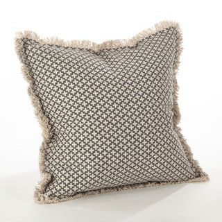 Corinth Collection Moroccan Tile Design Down Filled Cotton Throw Pillow (Slate), Gray, Saro Lifestyle Moroccan Tile Design, Bed Rest Pillow, Contemporary Pillows, Couch Throw, Wool Throw Pillows, Feather Pillows, Fur Throw Pillows, Moroccan Tile, Throw Pillows Bed