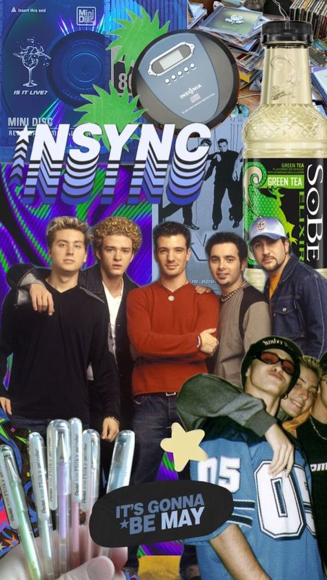 Check out maisiepaige's Shuffles #nsync #90s #90saesthetic Nsync 90s, 2000s Boys Fashion, 2000s Posters, 2000s Boys, Retro 2000s, Sportswear Trends, 90’s Aesthetic, Y2k Wallpaper, Hello Kitty Iphone Wallpaper