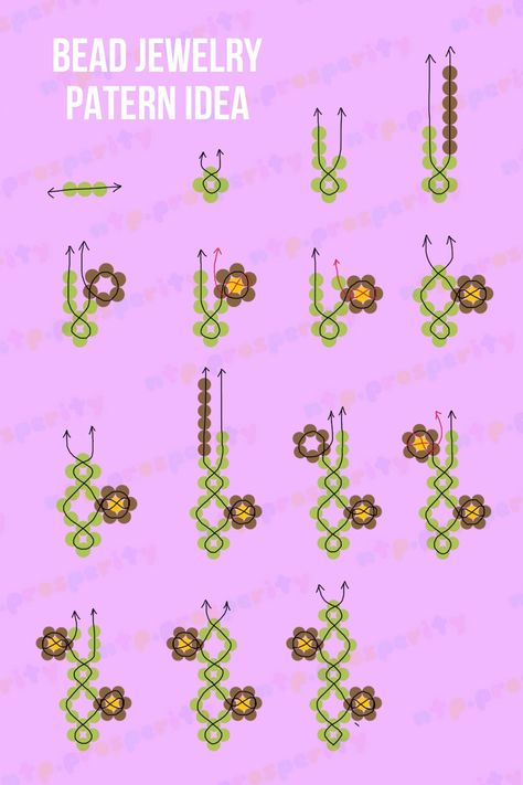 How To Make Flower Bead Ring With Seed Beads, Seed Beads Ring Ideas Seed Bead Stitches, Small Bead Ideas, Beads Ring Ideas, Bead Pattern Ideas, Easy Seed Bead Bracelet, Seed Bead Patterns Free Bracelets, Small Beaded Bracelets Diy, Bead Bracelet Design Ideas, Bead Patterns Bracelet