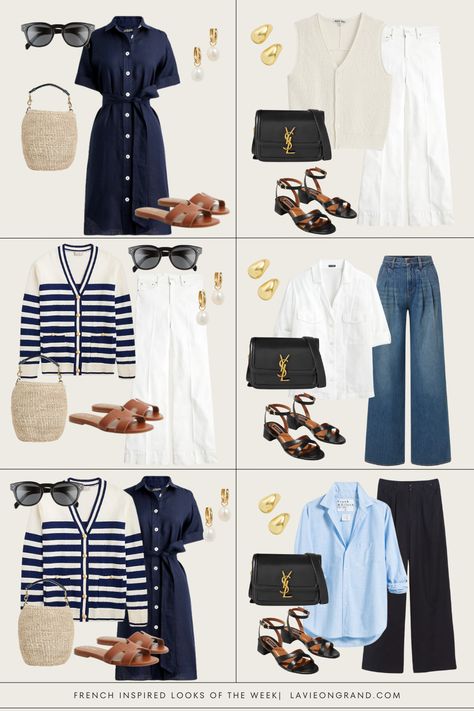 French Fridays Edition No. 1 Quiet Wealth, Closet Storage Hacks, Classic Ootd, French Wardrobe Basics, French Outfits, French Inspired Fashion, French Chic Fashion, Parisian Outfits, Capsule Wardrobe Women