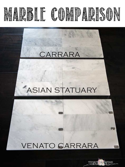 One Room Challenge: Master Bathroom Week 3 {Choosing the Right Marble} Carrara Marble Bathroom Floor, Marble Bathroom Decor, Diy Tile Shower, Asian Bathroom, Carrara Marble Bathroom, Carrara Tiles, Marble Bathroom Floor, Hgtv Dream Homes, Marble Tile Bathroom