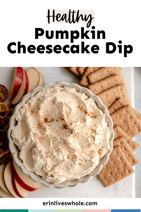 Easy Pumpkin Dip, Autumn Sweets, Healthy Pumpkin Cheesecake, Pumpkin Dip Recipe, Pumpkin Cheesecake Dip, Pumpkin Pie Dip, Entertaining Appetizers, Pie Dip, Pumpkin Dip