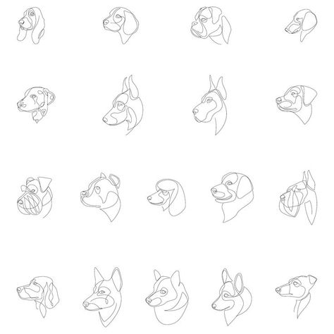 One Line Dog Tattoo, Line Tattoo Dog, Tatoo Dog, Line Drawing Tattoos, Dachshund Tattoo, One Line Tattoo, Cat Tattoo Small, Line Drawing Art, Dog Line Art