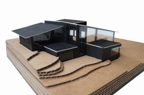 Small Scale Models Architecture, Small Architecture Model, Black Architecture Model, Small Models Architecture, Architecture Cardboard Model, Cardboard Architecture Model, Cardboard Model Architecture, Study Model Architecture, House Scale Model