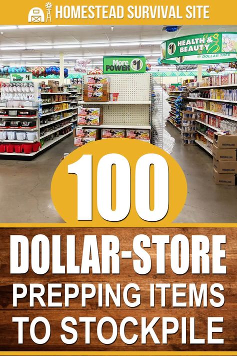 In this video, Canadian Prepper goes to the dollar store and purchases $100 worth of supplies. Here's a list of the things he bought. Prepper Storage Ideas, Prepper Organization, Prepper Bunker, Stockpile List, Preppers Survivalist, Canadian Prepper, Prepper Items, Emergency Preparedness Food Storage, Prepper Supplies