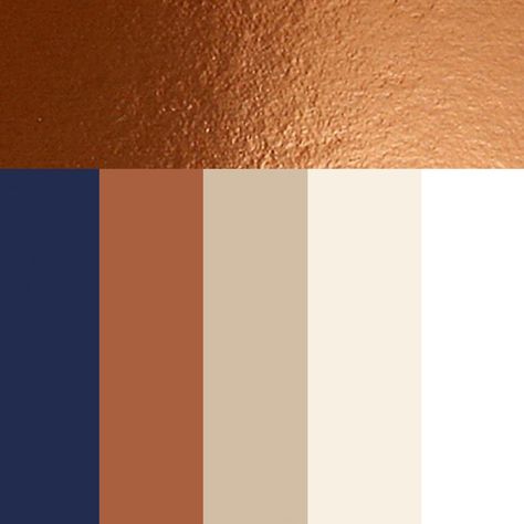 Navy Gold Rust Color Palette, Navy Bronze Color Palette, Rust Navy Blue Color Palette, Orange Brown Blue Color Scheme, Navy Tan Color Palette, Blue Rust Cream Color Scheme, Copper Blue Color Scheme, Terracota Navy Color Palette, Navy And Clay Living Room