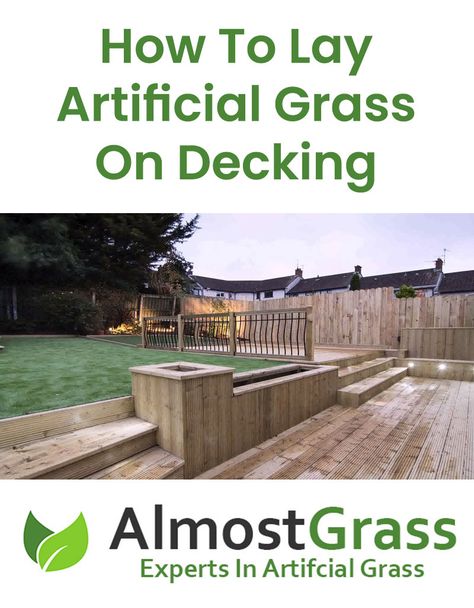 Our team will show you how to install artificial grass on decking. Whether it’s your balcony or a patio, just follow these easy steps! Artificial Grass On Decking, Artificial Grass Balcony, Laying Artificial Grass, Best Artificial Grass, Artificial Grass Installation, New Deck, Deck Boards, Wooden Decks, Wood Deck