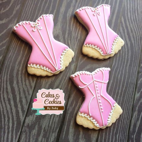 Lingerie Shower Cookies, Corset Cookies, Lingerie Cookies, Lingerie Bachelorette, Valentine Cookies Decorated, Wedding Shower Cookies, Bachelorette Cookies, Bachelorette Cake, Bridal Cookies