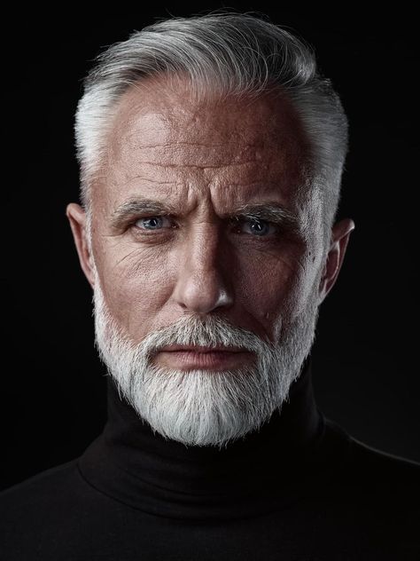 Older Mens Hairstyles, The Quiff, Salt And Pepper Hair, Grey Beards, Quiff Hairstyles, Natural Wavy Hair, Crew Cut, Corte De Cabelo Masculino, Long Wavy Hair