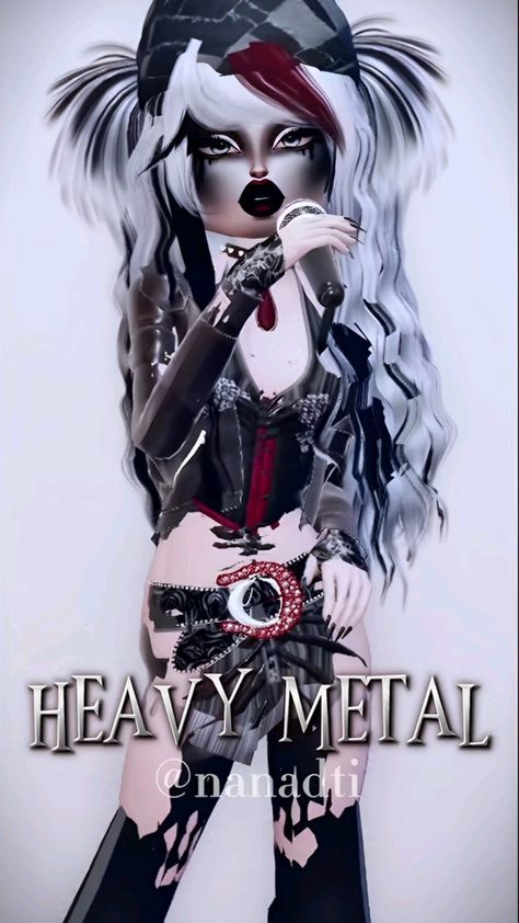 Fashion: #fashion, #style, #outfitinspiration, #beauty Heavy Metal Dress To Impress, Reality Television Dress To Impress, Match Art, Roblox Dress, Metal Dress, Chose Outfit, Dti Fits, Dti Ideas, The Catch