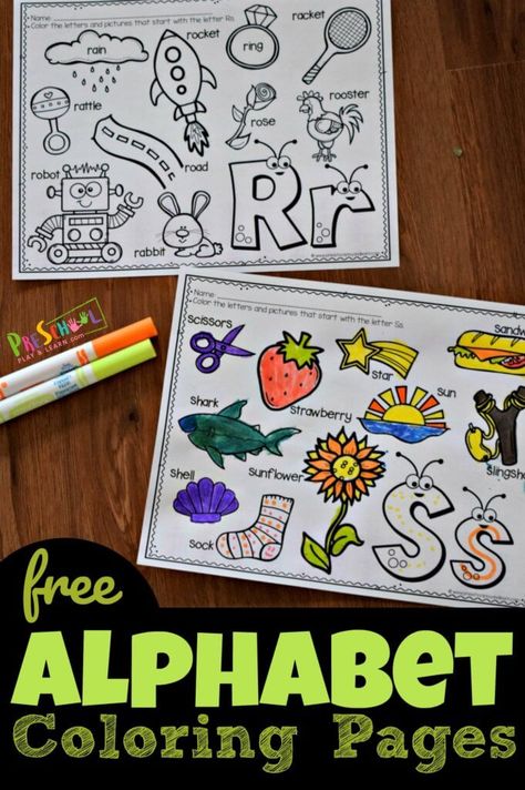 💕 Tons of FREE Valentine's Day Worksheets Free Printable Alphabet Worksheets, Printable Alphabet Worksheets, Coloring Printables, Abc Coloring Pages, Cute Alphabet, Abc Coloring, Abc Activities, Preschool Writing, Alphabet A