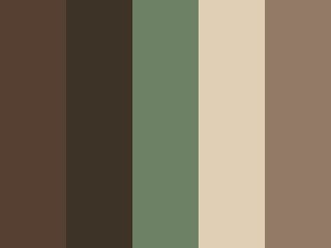 "Army Forest" by ivy21 brown, chocolate, coffee, cream, forest, green, mocha, nature, tan Cool Color Palette, Forest Color, Brown Color Palette, Green Colour Palette, Brown And Green, Color Palette Design, Colour Palettes, Colour Schemes, Green Aesthetic