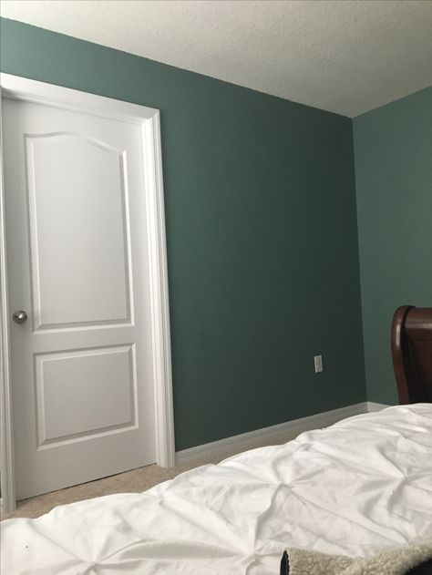 Behr In The Moment 2018 Relaxing Behr Paint Colors, Behr Paint Color In The Moment, In The Moment Behr Bedroom, Green Grey Bedroom Ideas, In The Moment Behr, Green Grey Bedroom, Relaxing Paint Colors, Blue Kids Room, Master Remodel