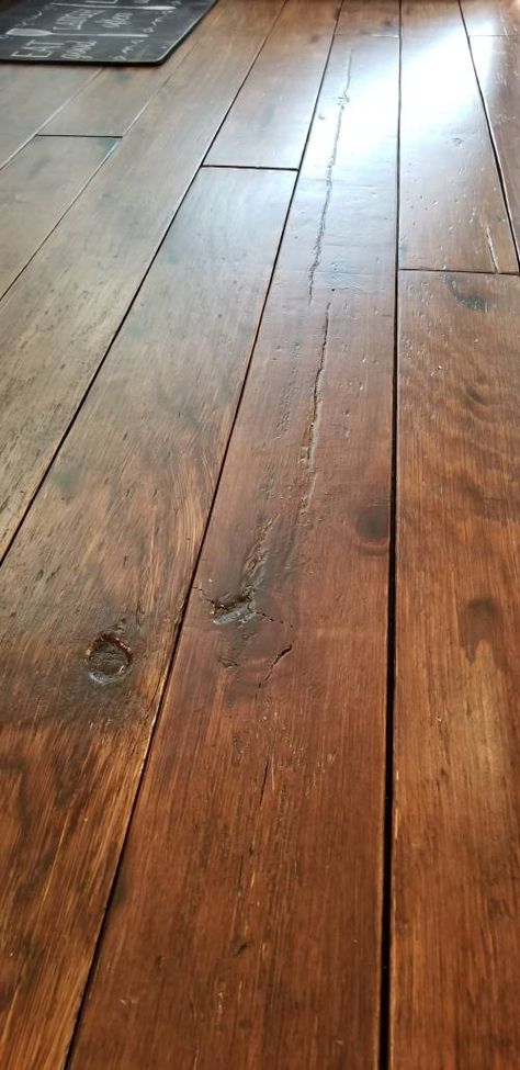 Hometown Renovations, Plywood Plank Flooring, Classic Wood Floors, Diy Rustic Farmhouse, Wide Plank Hardwood Floors, Diy Wood Floors, Rustic Wood Floors, Creative Flooring, Cabin Floor