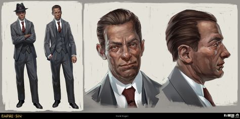 ArtStation - Empire of Sin Boss Concepts, Denman Rooke Empire Of Sin, D20 Modern, Deco Punk, Detective Game, Gotham Knights, Chara Design, Survival Horror, Call Of Cthulhu, Dieselpunk