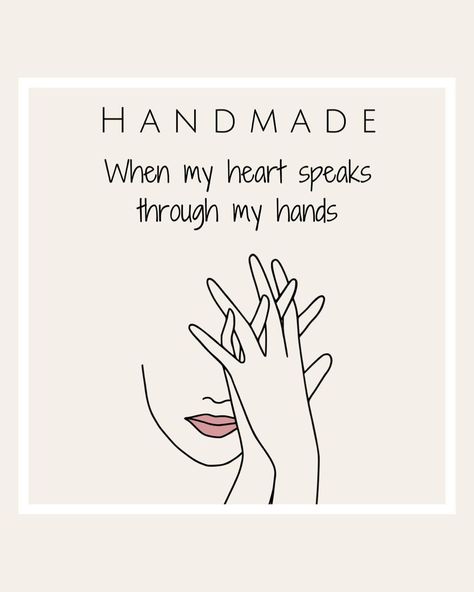 Dreamy Handmade Jewellery on Instagram: “♥️ H A N D M A D E ♥️ 𝖶𝗁𝖾𝗇 𝗆𝗒 𝗁𝖾𝖺𝗋𝗍 𝗌𝗉𝖾𝖺𝗄𝗌 𝗍𝗁𝗋𝗈𝗎𝗀𝗁 𝗆𝗒 𝗁𝖺𝗇�𝖽𝗌 I put lots of love and care into each piece I make. When you buy one of my…” When You Buy Handmade Quote, Handmade Quotes Crafts, Quotes About Handmade, Handmade Business Quotes, Nail Technician Quotes, Jewellery Quotes, Support Small Business Quotes, Crochet Quotes, Picture Writing