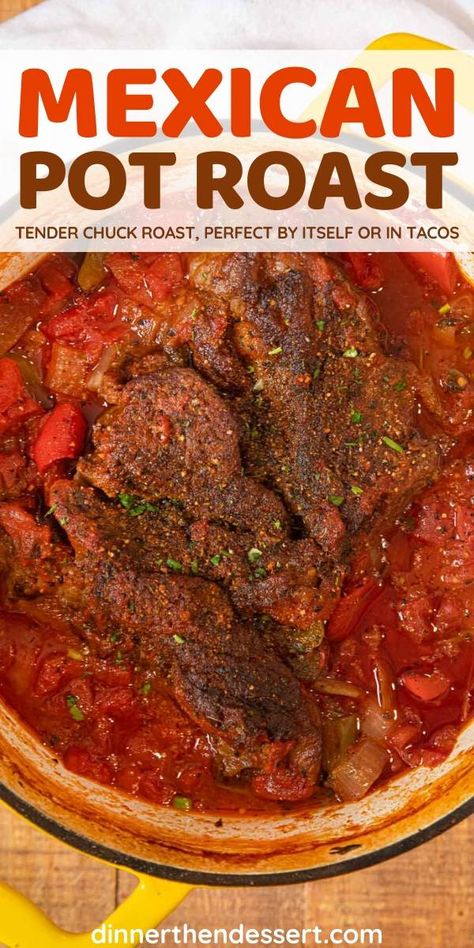 Mexican Pot Roast Crock Pot Recipes, Different Chuck Roast Recipes, Texas Pot Roast, Mexican Chuck Roast Recipes Instant Pot, Guajillo Chile Pot Roast Pioneer Woman, Pork Roast Crock Pot Recipes Slow Cooker Mexican, Non Traditional Roast Recipes, Mexican Pot Roast Tacos, Pot Roast Mexican Style