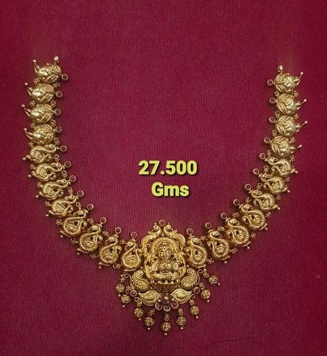 3 Tula Gold Necklace Indian, Harams Gold Indian Jewellery Design, Gold Temple Jewellery Necklace Set, Neckless Gold Jewelry Indian, Light Weight Kasulaperu Designs, Temple Jewellery Necklace, Pretty Gold Necklaces, Simple Necklace Designs, Wedding Jewelry Sets Bridal Jewellery