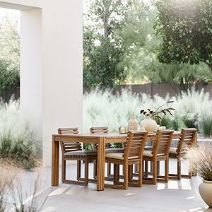 Up to 30% off The Memorial Day Event 2024: Exclusive Deals & Limited Time Sale | Crate & Barrel Alfresco Living, Creek House, Outdoor Dining Tables, Outdoor Kitchen Island, Dining Table Sale, Outdoor Paradise, Outdoor Furniture Covers, Minimalist Silhouette, Patio Dining Table