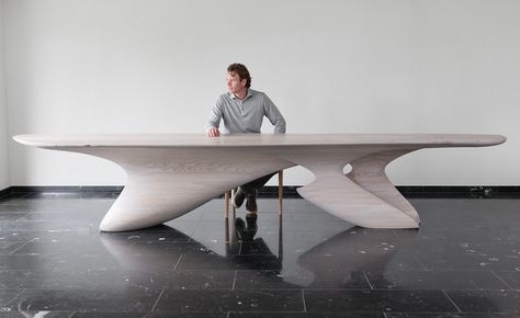 Futuristic Table, Joseph Walsh, 3d Printed Furniture, Office Desk Designs, Furniture Design Sketches, Unique Furniture Design, Organic Furniture, Futuristic Furniture, Desk Design