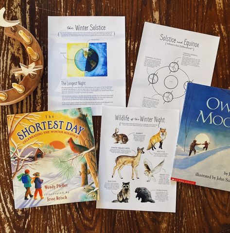 Winter Solstice Traditions, Solstice And Equinox, Winter Break, Book Suggestions, Creative Teaching, Nature Study, Homeschool Preschool, Interactive Activities, Winter Solstice