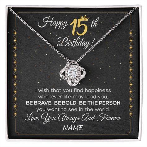 Personalized Happy 15Th Birthday Necklace For Her Girls Daughter Niece Sister Goddaughter Granddaughter 15 Year Old Birthday Customized Gift Box Message Card This Necklace Comes With A Message Card And Gift Box For 2008 15th Birthday 2008 15th Gifts Classic Vintage Retro fifteen Old Born In 2008 15 Years Old Best Gift For 15th Quotes For Him Her Present Ideas For Men Women Clothes Men Funny New Necklace Customized Pendant Jewelry Necklaces For Women Anniversary Birthday Christmas Gift Present Ideas For Men, Happy 28th Birthday, Happy 35th Birthday, Happy 26th Birthday, Happy 27th Birthday, Happy 29th Birthday, Happy 11th Birthday, Happy 12th Birthday, Happy 15th Birthday