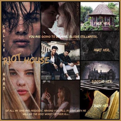 Riot House (Crooked Sinners, #1) by Callie Hart Hart Aesthetic, Riot House, Bully Romance, Boyfriend Inspiration, Book Edits, Book Hangover, Book Teaser, Billionaire Romance, Book Icons