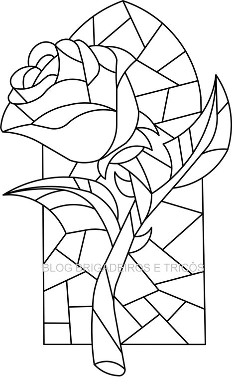 Stained Glass Coloring Pages Simple, Printable Mosaic Patterns, Mosaic Coloring Pages, Stained Glass Coloring Pages, Geometric Coloring Pages, Stained Glass Patterns Free, Abstract Coloring Pages, Afrique Art, Coloring Pages Inspirational