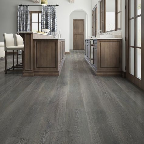 Aston Engineered Oak Hardwood Flooring in UV Cured Oil/Lacquered Accent Walls Bathroom, Grey Wood Floors Kitchen, Grey Flooring Living Room, Grey Hardwood Floors, Small Bathroom Storage Ideas, Grey Hardwood, Hardwood Floor Colors, Prefinished Hardwood, Grey Wood Floors