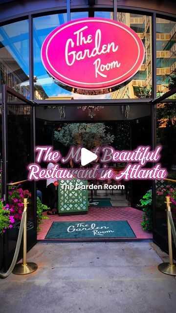 Atlanta Restaurants Best, Atlanta Eats, The Garden Room, St Regis, Day Time, Day And Time, Best Interior Design, Garden Room, Best Interior